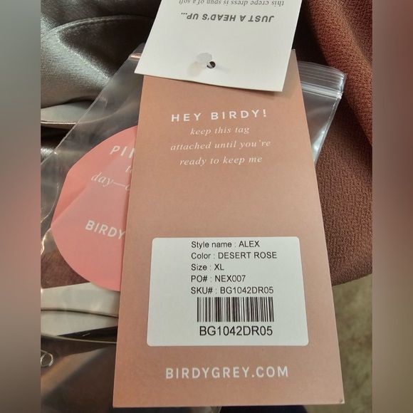 Birdy Grey Alex Dress Desert Rose XL - Picture 5 of 6